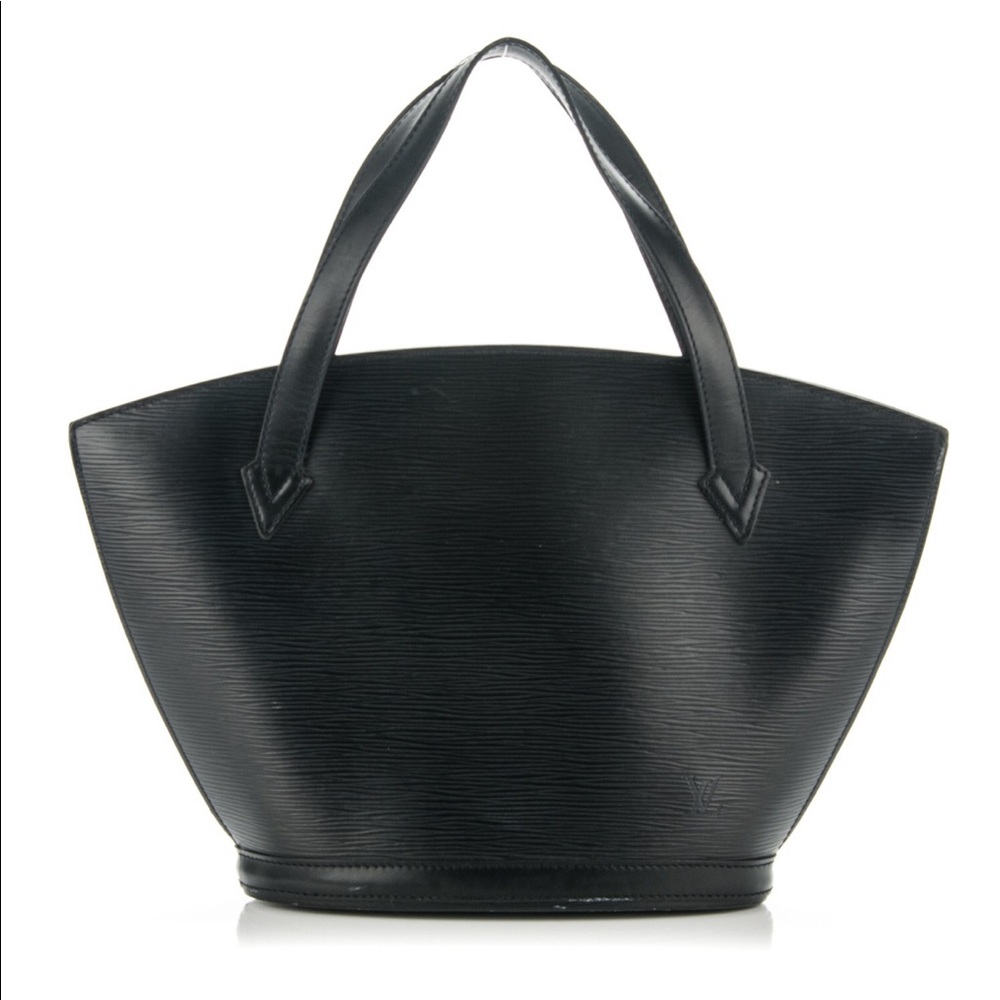 Authentic Louis Vuitton Black Epi St. Jacques GM